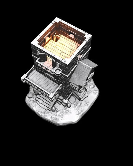 IDP05T07 Charion Supportless House Tower :: Iridium Places 5 :: Black Blossom Games