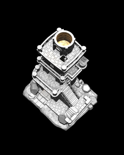 IDP05S06 Mammia's Supportless Tower House :: Iridium Places 5 :: Black Blossom Games