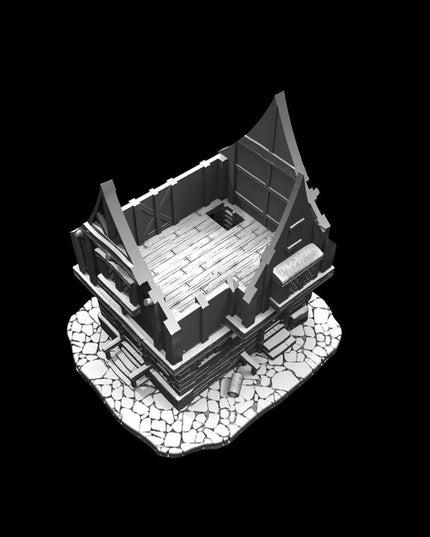 IDP05S01 Zodian's Supportless House :: Iridium Places 5 :: Black Blossom Games