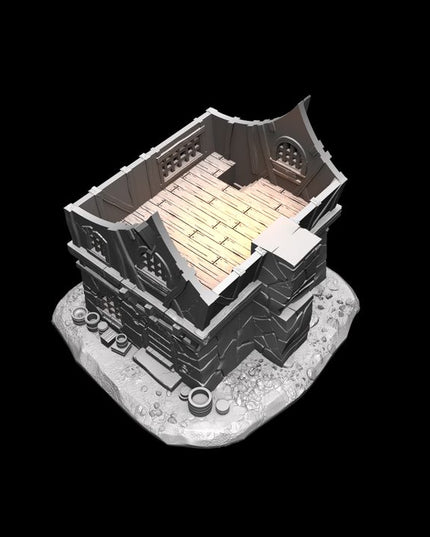 IDP05S03 Biek's Supportless House :: Iridium Places 5 :: Black Blossom Games