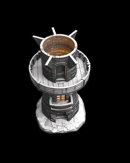 Fogwatcher Supportless Tower B :: Iridium Places 5 :: Black Blossom Games