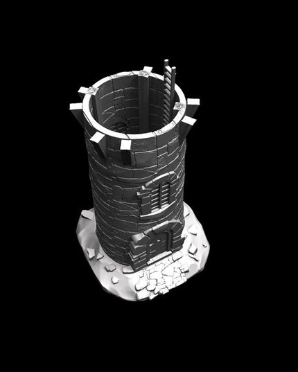 IDP05T01 Fogwatcher Supportless Tower A :: Iridium Places 5 :: Black Blossom Games