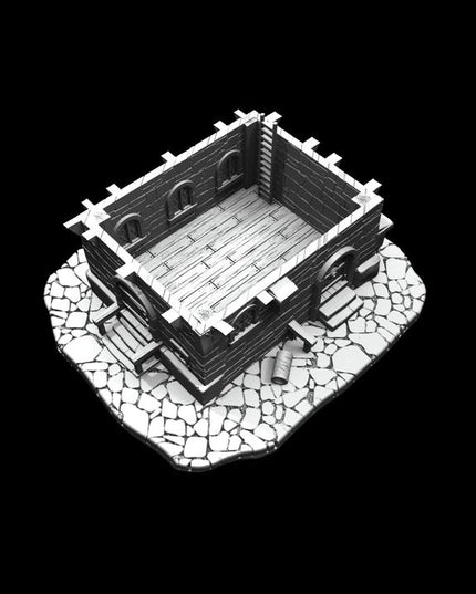 IDP05S01 Zodian's Supportless House :: Iridium Places 5 :: Black Blossom Games