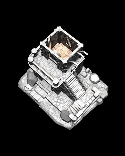 IDP05S06 Mammia's Supportless Tower House :: Iridium Places 5 :: Black Blossom Games