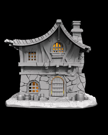 IDP05S03 Biek's Supportless House :: Iridium Places 5 :: Black Blossom Games