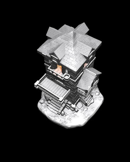 IDP05T07 Charion Supportless House Tower :: Iridium Places 5 :: Black Blossom Games