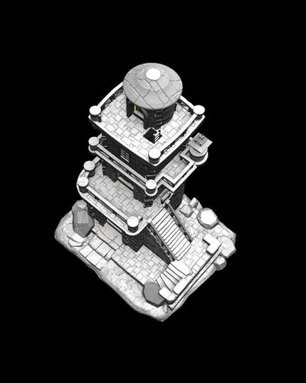 IDP05S06 Mammia's Supportless Tower House :: Iridium Places 5 :: Black Blossom Games