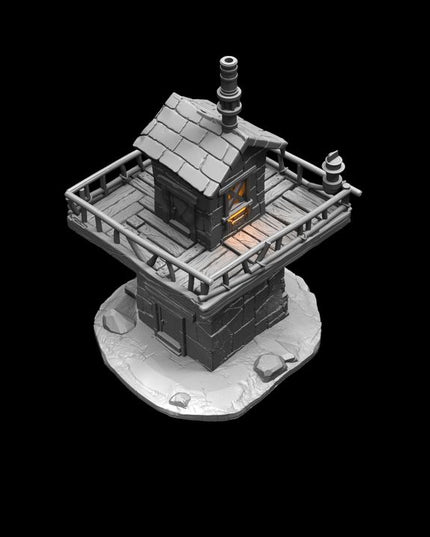 IDP04S03 Eldergrove Tower House A :: Iridium Places 4 :: Black Blossom Games