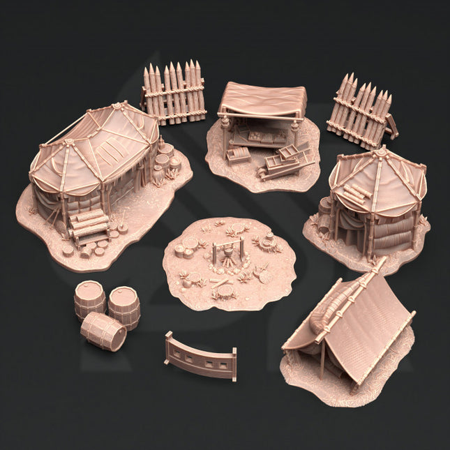 Camp Site Terrain Set - A Place of Respite