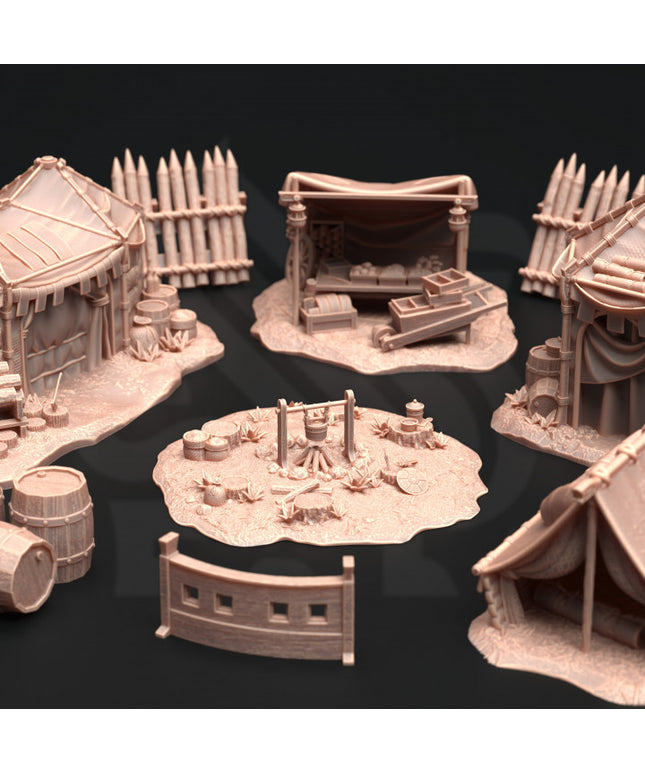 Camp Site Terrain Set - A Place of Respite