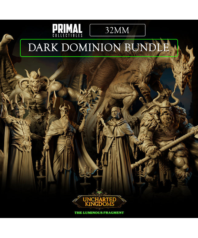 6 miniatures - 32mm - Dark Dominion Bundle - Uncharted Kingdoms