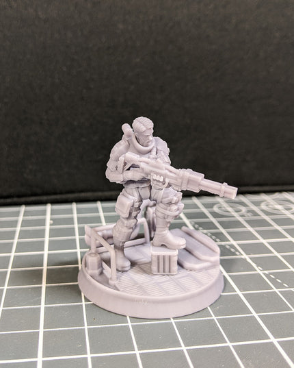 Industrial Bases - 22 miniatures - Dieselpunk Collection