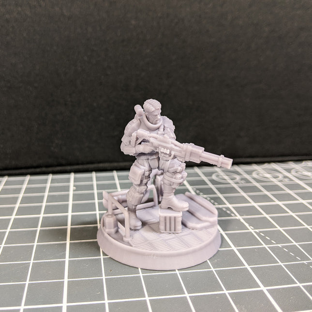 Industrial Bases - 22 miniatures - Dieselpunk Collection