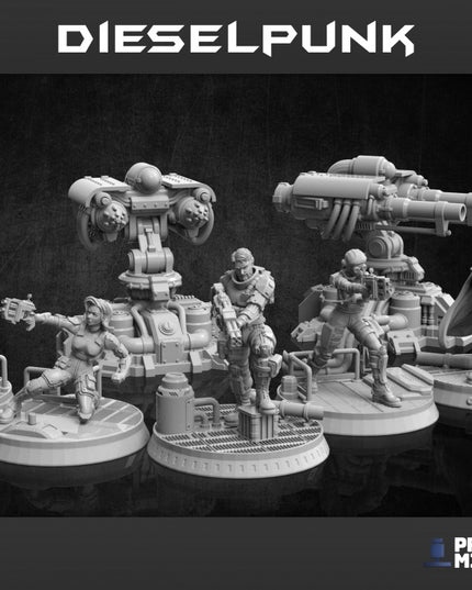 Auto Defence Turret x2 - Dieselpunk Collection