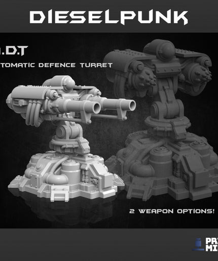 Auto Defence Turret x2 - Dieselpunk Collection