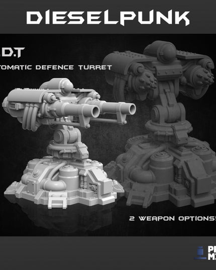 Auto Defence Turret x2 - Dieselpunk Collection