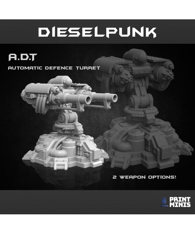 Auto Defence Turret x2 - Dieselpunk Collection