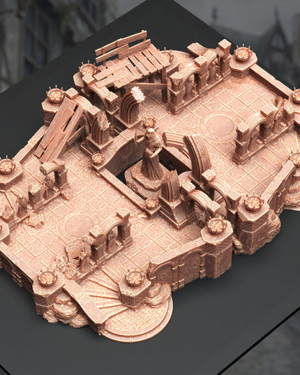 Terrain Battle Map - Ruins of Budrin Gar