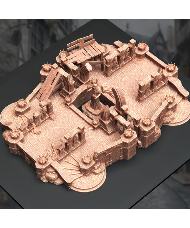 Terrain Battle Map - Ruins of Budrin Gar