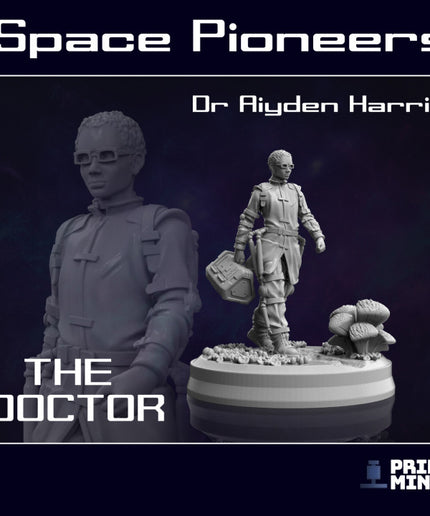 Dr Aiyden Harris Character - Space Doctor - Pioneer Collection