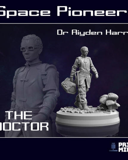Dr Aiyden Harris Character - Space Doctor - Pioneer Collection