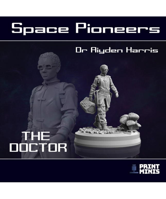 Dr Aiyden Harris Character - Space Doctor - Pioneer Collection