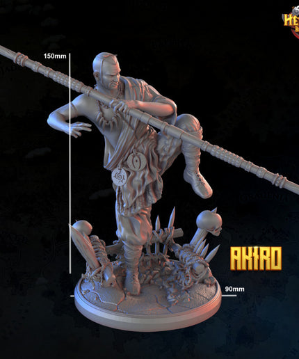 CONAN THE BARBARIAN / Akiro the wizard of the mounds / SCULPTURE 150MM
