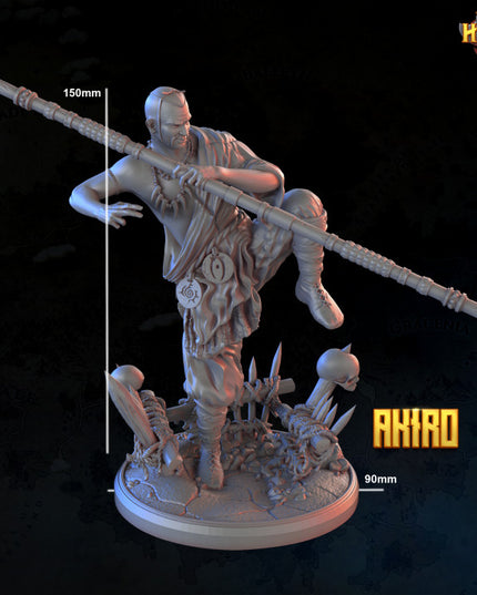 CONAN THE BARBARIAN / Akiro the wizard of the mounds / SCULPTURE 150MM