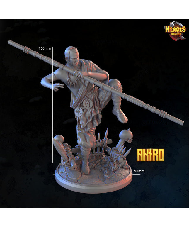 CONAN THE BARBARIAN / Akiro the wizard of the mounds / SCULPTURE 150MM