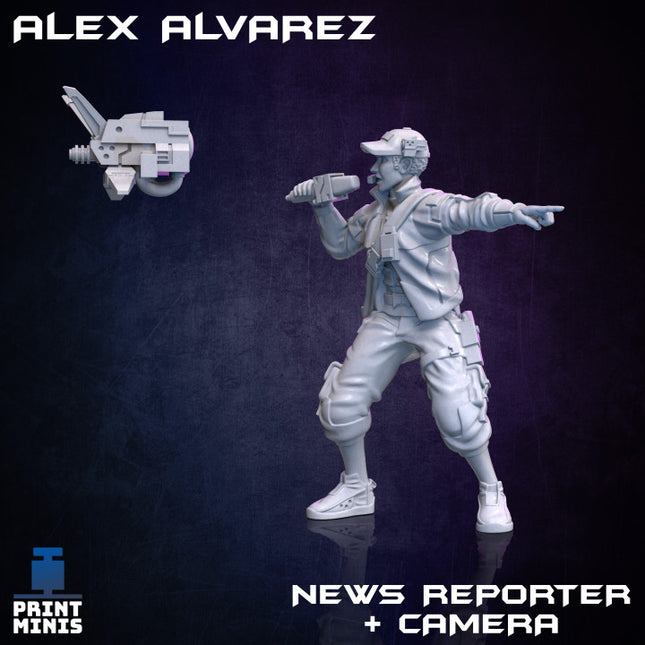 Alex Alvarez News Reporter - Raid in Zadorn Collection