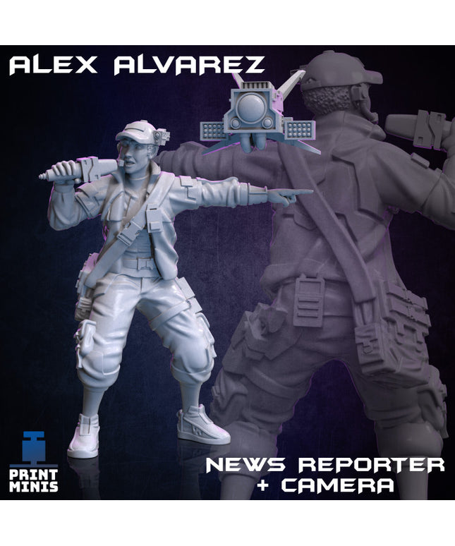 Alex Alvarez News Reporter - Raid in Zadorn Collection