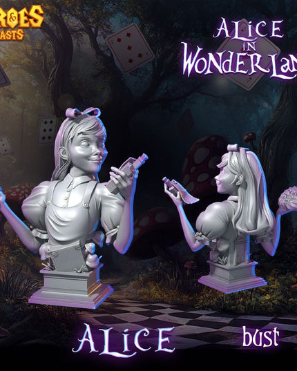 Alice in wonderland Bust