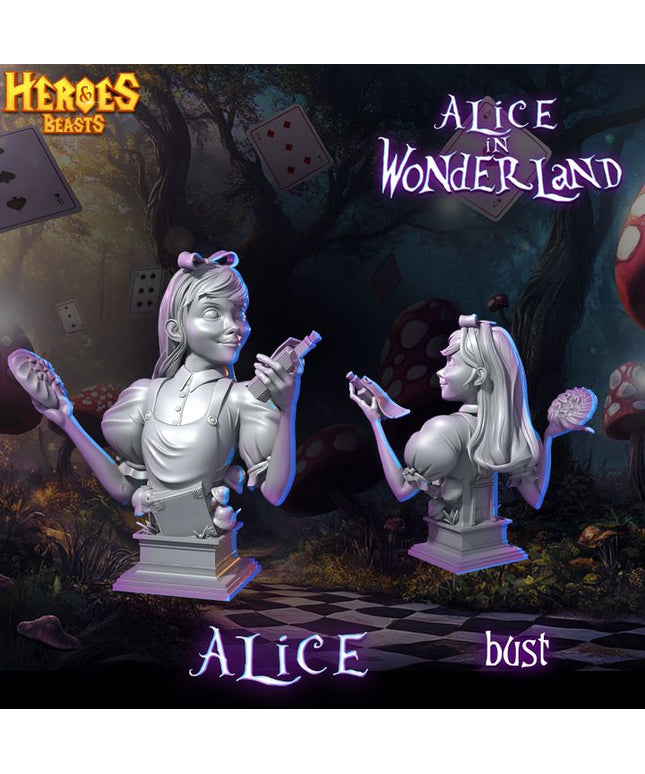 Alice in wonderland Bust