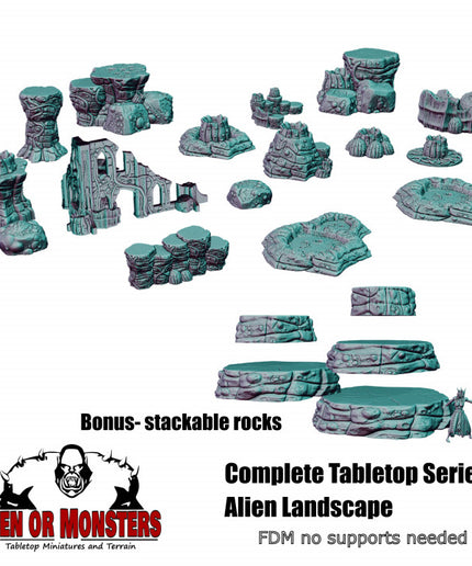Complete Tabletop Series- Alien Landscape