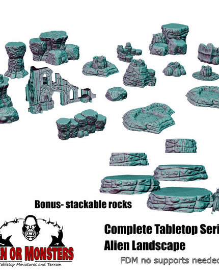 Complete Tabletop Series- Alien Landscape