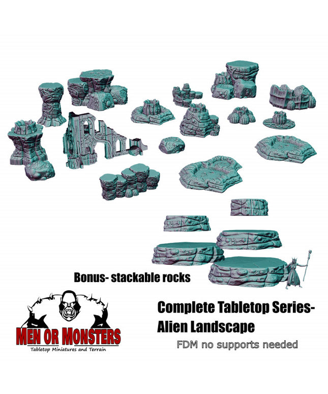 Complete Tabletop Series- Alien Landscape