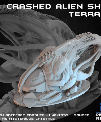 Crashed Alien Space Ship Terrain - Expedition Collection