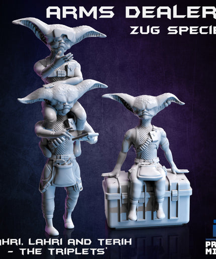 Zug Alien Triplets - Arms Dealers - Night Market Collection