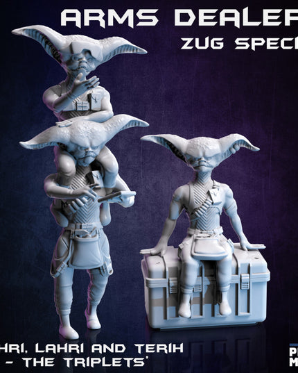 Zug Alien Triplets - Arms Dealers - Night Market Collection