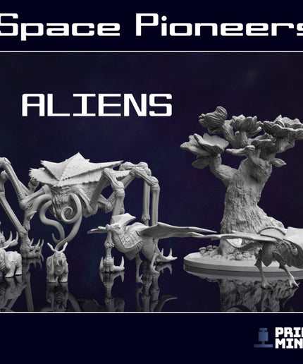 Aliens & Monsters - Creatures from an Alien Planet - Space Pioneers Collection