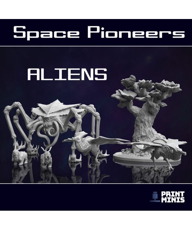 Aliens & Monsters - Creatures from an Alien Planet - Space Pioneers Collection
