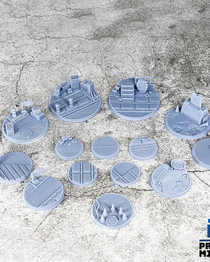 Cyberpunk City Bases - Night Market Collection