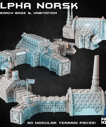 Alpha Norsk Habitation Facility - Modular Kit - Expedition Collection