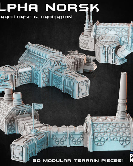 Alpha Norsk Habitation Facility - Modular Kit - Expedition Collection