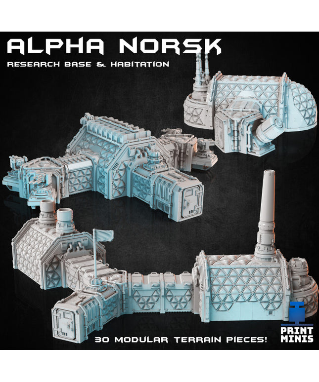 Alpha Norsk Habitation Facility - Modular Kit - Expedition Collection