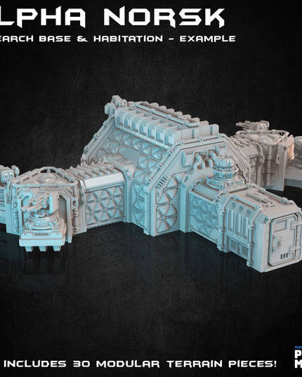 Alpha Norsk Habitation Facility - Modular Kit - Expedition Collection