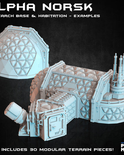 Alpha Norsk Habitation Facility - Modular Kit - Expedition Collection