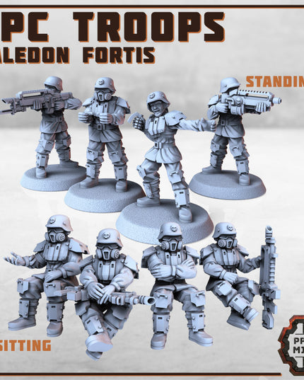 Kaledon Fortis APC Troops x7