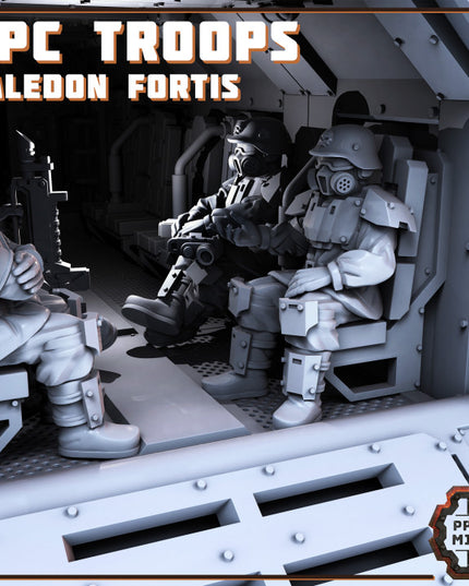 Kaledon Fortis APC Troops x7