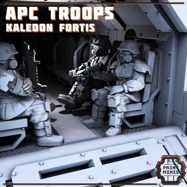Kaledon Fortis APC Troops x7